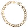 9ct Yellow Gold Curb Bracelet 9"