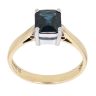18ct Yellow Gold Sapphire Solitaire Ring
