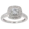 18ct White Gold 1.00ct Brilliant Cut Diamond Cluster Ring