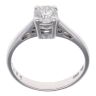 18ct White Gold 0.51ct Diamond Solitaire Ring