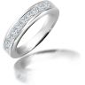 18ct White Gold 0.75ct Princess Cut Diamond Eternity Ring