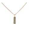 9ct Yellow Gold Ingot Pendant and Chain 18"