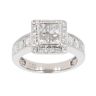 Platinum 1.40ct Diamond Cluster Ring