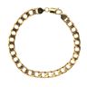 9ct Yellow Gold Curb Bracelet 9"