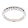 9ct White Gold 0.20ct Diamond Half Eternity Ring