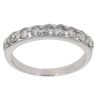 18ct White Gold 1.00ct Brilliant Cut Diamond Half Eternity Ring