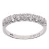18ct White Gold 0.35ct Brilliant Cut Diamond Half Eternity Ring
