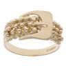 9ct Yellow Gold Buckle Keeper Ring