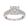 18ct White Gold 0.75ct Brilliant Cut Diamond Cluster Ring