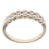 9ct Yellow Gold 0.35ct Brilliant Cut Diamond Half Eternity Ring