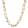 9ct Yellow Gold Patterned And Plain Belcher Chain 28"