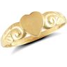 9ct Yellow Gold Heart Ring