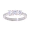 Platinum 0.50ct Diamond Trilogy Ring