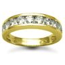 18 Carat Yellow Gold 1.25ct Channel Set Diamond Half Eternity Ring