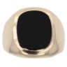9ct Yellow Gold Onyx Signet Ring