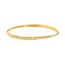 22ct Yellow Gold Bangle with RoseGold Finish