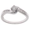 9ct White Gold 0.30ct Brilliant Cut Diamond Solitaire Ring