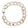 9ct Yellow Gold Curb Bracelet 9.5"