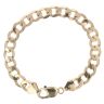 9ct Yellow Gold Curb Bracelet 8.5"