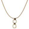18ct Yellow Gold Cubic Zirconia Fancy Pendant and Chain 16"
