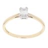 18ct Yellow Gold 0.34ct Diamond Solitaire Ring