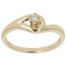 9ct Yellow Gold 0.15ct Diamond Solitaire Ring