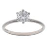 9ct White Gold 0.80ct Brilliant Cut Diamond Solitaire Ring
