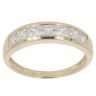 14ct Yellow Gold Cubic Zirconia Half Eternity Ring