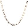 9ct Yellow Gold Curb Chain 22"