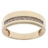 9ct Yellow Gold 0.10ct Diamond Signet Ring
