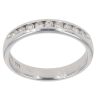 18ct White Gold 0.25ct Brilliant Cut Diamond Half Eternity Ring