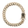 9ct Yellow Gold Curb Bracelet 8.5"