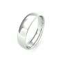Platinum 5mm Slight Court Wedding Band