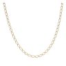 9ct Yellow Gold Curb Chain 22"