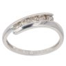 9ct White Gold 0.33ct Brilliant Cut Diamond Five Stone Ring