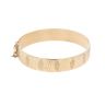 9ct Yellow Gold Patterned Bangle