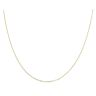 Gold Plated Silver Oval Brillantina Chain 18"