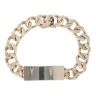 9ct Yellow Gold ID Curb Bracelet 8"