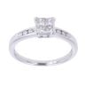 18ct White Gold 0.55ct Diamond Cluster Ring