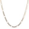 9ct Yellow Gold Figaro Chain 22"