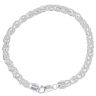 Silver Spiga Bracelet 8" By Icesia