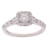 18ct White Gold 0.65ct Diamond Cluster Ring