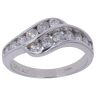 14ct White Gold 1.10ct Brilliant Cut Diamond Fancy Ring
