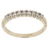 9ct Yellow Gold 0.20ct Diamond Half Eternity Ring