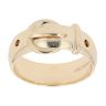9ct Yellow Gold Plain Buckle Ring