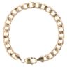 9ct Yellow Gold Curb Bracelet 8.5"