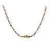 14ct Yellow And White Gold Monaco Spin Plain Lock Twist Chain 20"