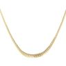 9ct Yellow Gold Fancy Graduating Chain 16"