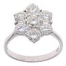 18ct White Gold 2.25cts Diamond Daisy Cluster Ring