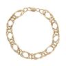 9ct Yellow Gold Fancy Bracelet 8"